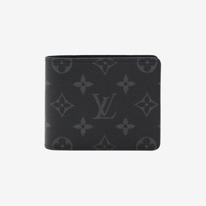 LOUIS VUITTON [국내/당일] 루이비통 슬렌더 반지갑 모노그램 이클립스 캔버스 블랙 M62294