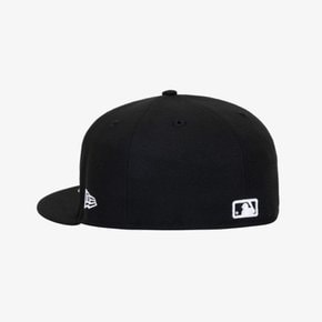 MLB LA다저스 베이직 사이즈캡 블랙/화이트_11591149
