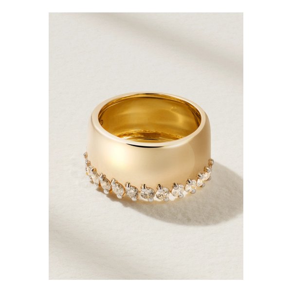 이본 레옹 그리뇨띠 18k 골드 다이아몬드 링 1647597345120192