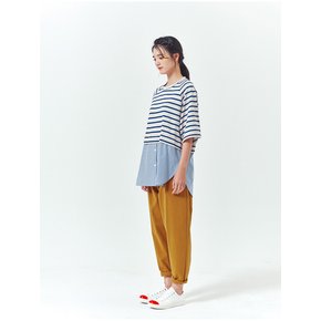 [COINONIA CANVAS]10s Oxford baggy pants 20ver-Mustard