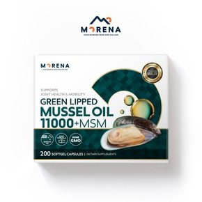 모레나 뉴질랜드 초록입 홍합오일 MSM 11000mg 200정