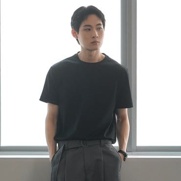 YJACK M_시그니처 클래식 & 베이직 핏 반소매 티셔츠 (180gsm) KMJT001