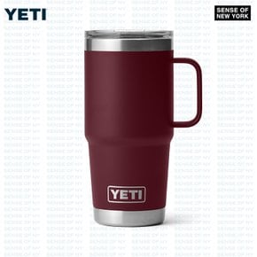 [해외] YETI 예티 20 온즈 트레블 머그 텀블러 와일드 레드 (손잡이O)