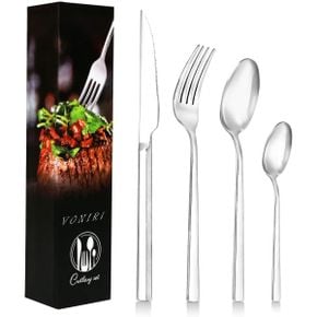 영국 빌레로이앤보흐 커트러리 Voniri Cutlery Set  24Pcs Knife and Fork Sets with Spoons Tea