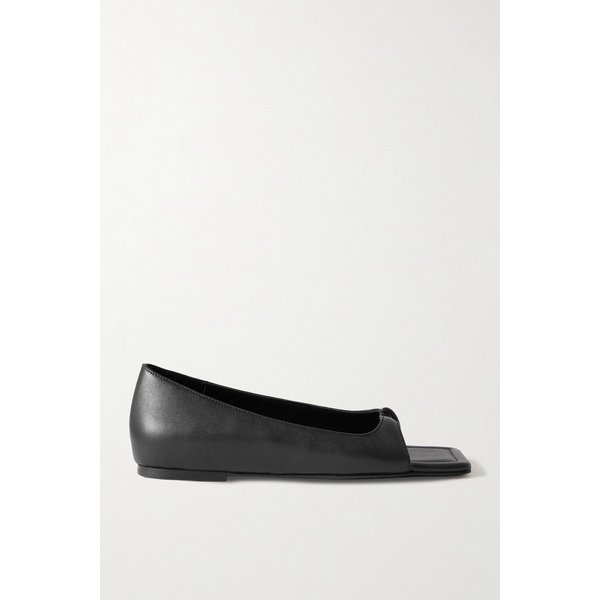 세인트 아그니 90s 가죽 컷아웃 스퀘어 토 펌프스 46376663162975031