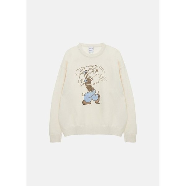 25FW 와일드 동키 스웨터 ROCCOECRU DOM