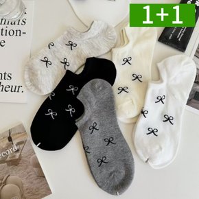 1+1 5켤레세트 여자덧신 페이크삭스 학생 패션양말