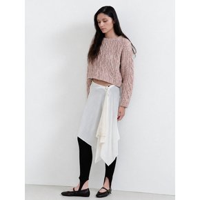 Velvet multi-way wrap skirt_2color (머플러,숄 가능)
