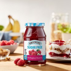 Smucker`s 슈가 프리 라이트 레드 라즈베리 프리저브 - 12.75온스, 스머커스 건강식품