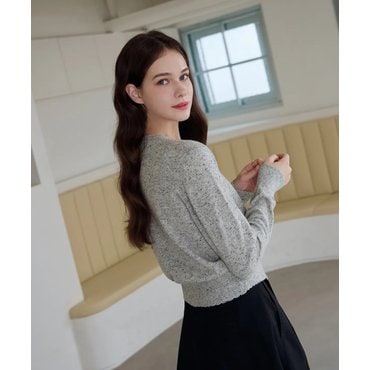드로우핏 우먼 네프 울 라운드 엣지 가디건 (3COLOR)