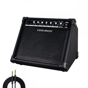 Coolmusic DM30 AMP 30 Aux BT, 2 3 EQ DI 와트 전자 드럼 앰프 키보드 앰프 입력 및 입력, 밴드