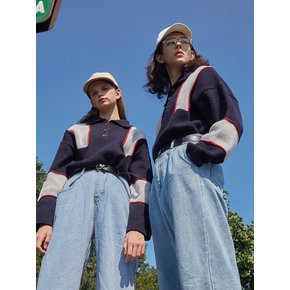 [단독] Red Piping Collar Knit