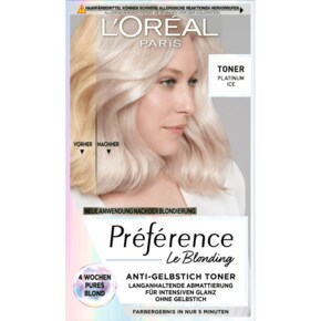 로레알 LOREAL 프리퍼런스 염색약 01 Platinum Ice 1개