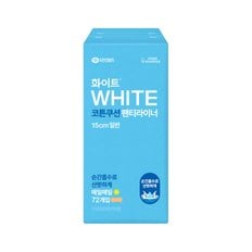 화이트 코튼 쿠션 라이너 일반 72개입