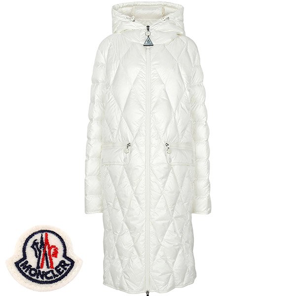 [부산점] 몽클레어 화이트 세리롱 구스 다운 후드 자켓 SERILONG 1C00008 595ZZ 034