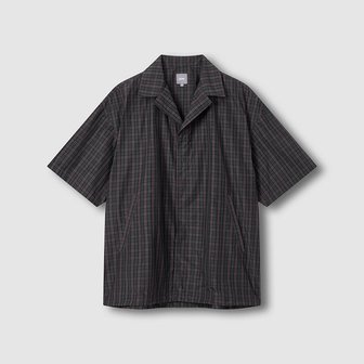 JAJU [공용] 사각사각 오픈카라 반팔 셔켓 [S~XL] J116203535043