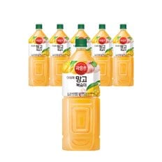 [코카콜라직영]  과일촌 아침에 망고복숭아 2.0PET X6 (6입)