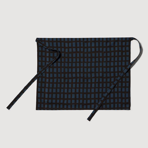 돌담 체크 코튼 하프 앞치마_60 J615902001300