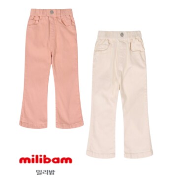 밀리밤 쫀득 부츠컷 면바지 MLTC25S65