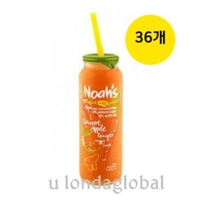 노아 당근 진저 카페 수입 과일 주스 음료 260ml 36개