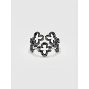 Gothic flower chain ring(freesize)