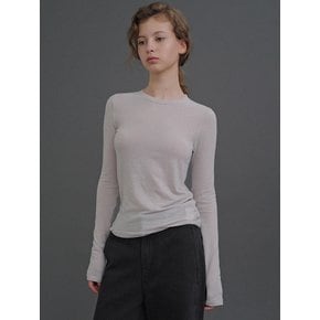 Comfy tencel tee (warm gray)