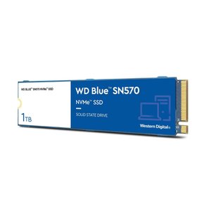 SSD 1TB WD Blue SN570 M.2-2280 NVMe WDS100T3B0C-EC 웨스턴 디지털 내장