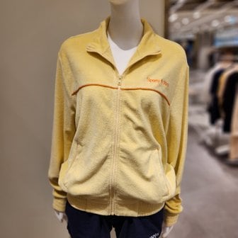 스포티앤리치 여성 TENNIS TERRY ZIP-UP 집업 맨투맨  GFJ21L010