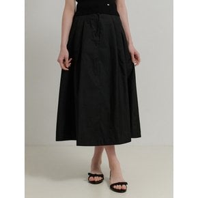 Wade pintuck skirt (black)