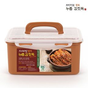 프리미엄 황토 김치통 2.7L ~ 12L 황토누름독