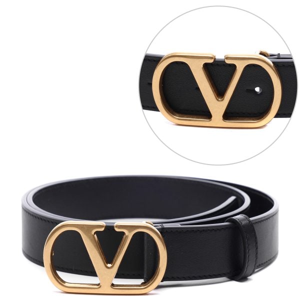 [부산점] 25FW 여성 브이로고 시그니처 벨트 (7W2T0SM3 IYR 0NO 25F)