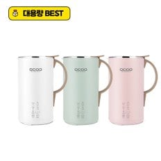 오쿠 불림없는 두유제조기 대용량 검은콩 두유 이유식 만들기 죽 제조기 메이커 OCC-BM600 3컬러