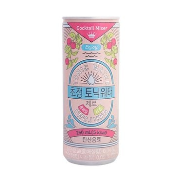 일화 초정토닉워터 제로 홍매실·시소 250ml x 30캔 2박스 총 60캔