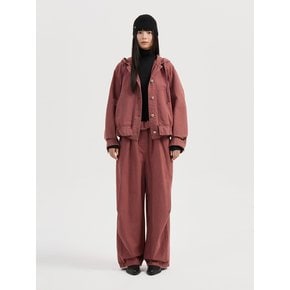 Color Washing Denim Hood Jumper (pink) LFPDW25240PIX