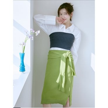 ZOOC 패널 니트 스커트 (Z252KSD003)