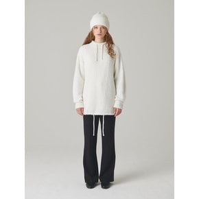 HIGH NECK STRING TWO WAY KNIT (IVORY)