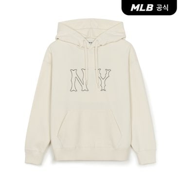 MLB [코리아공식] 쿠퍼스 빅로고 메가 오버핏 후드티 NY (Mg.Cream)