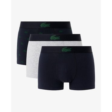라코스테 (남성) 크록 트렁크 3PACK 5H5154-55G I90(그레이/네이비)