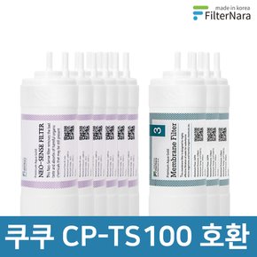 쿠쿠 인앤아웃 정수기 CP-TS100 프리미엄 호환 필터 2년세트