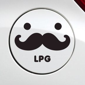 주유구 수염 LPG / 주유구스티커 자동차스티커