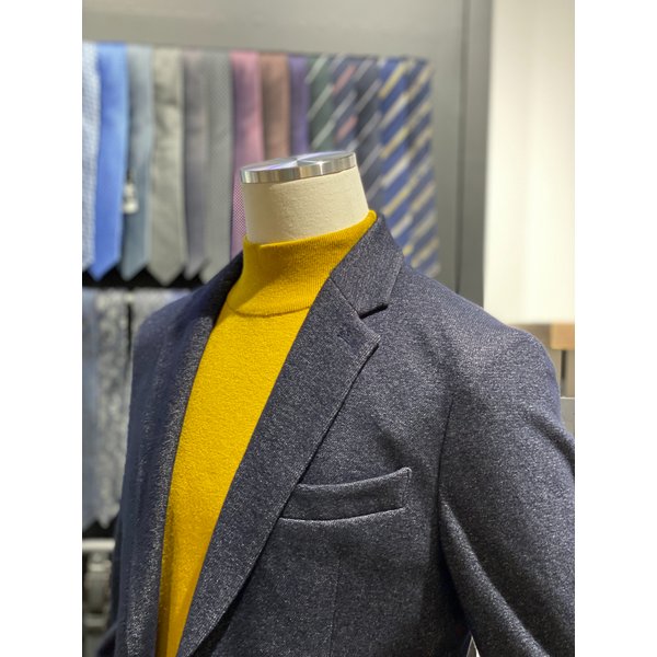 [시흥점] F/W 멜란지 네이비 캐쥬얼 자켓 (ROKMBJ02A)