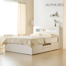 테라 LED 빅수납침대 SS+애쉬드 독립스프링 매트리스