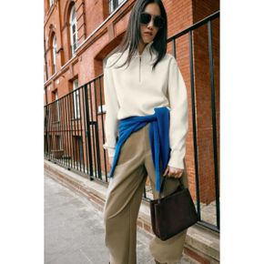 ZARA 자라 우먼 브레이디드 미니 핸드백 브라운 6160810700 6160810 1396921