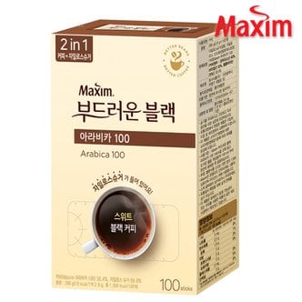  맥심 아라비카100 부드러운 블랙믹스 100T