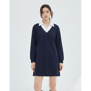 카라배색 레이어드 원피스 VB34OPMD02Z_P391213139