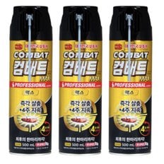 컴배트 맥스 에어졸 500ml x3개 바퀴벌레용