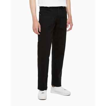Calvin Klein Jeans 남성 90 S 스트레이트핏 워크웨어 블랙 데님(J323797)