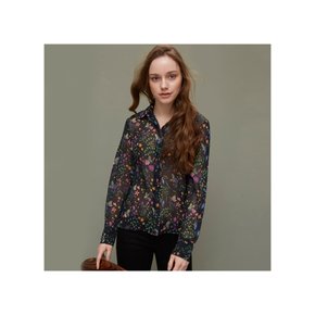 Chelsea Chiffon Blouse in Butterfly Print