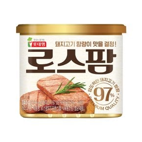 (롯데햄) 로스팜97 340g(8캔) 압도적인 돼지고기함량