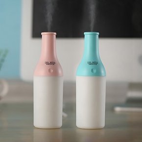 쿨 보틀 USB 초음파 무드등 가습기 무드램프
